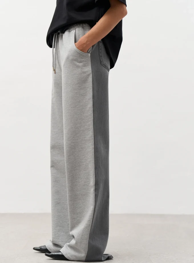 Брюки Aisenberg denim Comfort Denim сірі